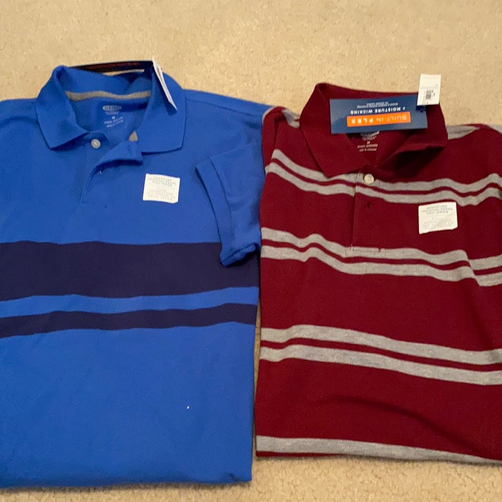 Men’s medium NWT old navy built in flex polo